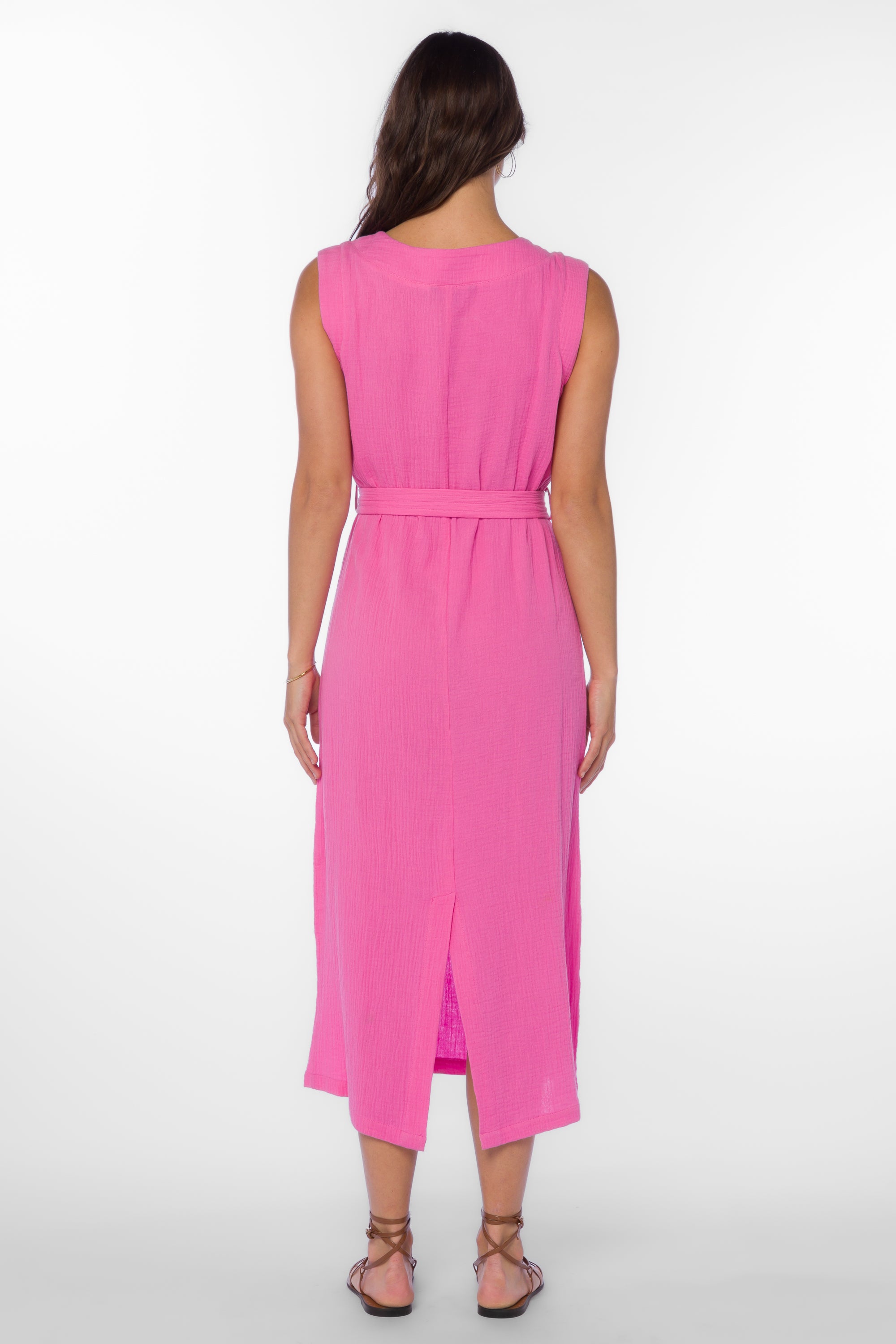 Aurelie Bright Pink Dress - Dresses - Velvet Heart Clothing