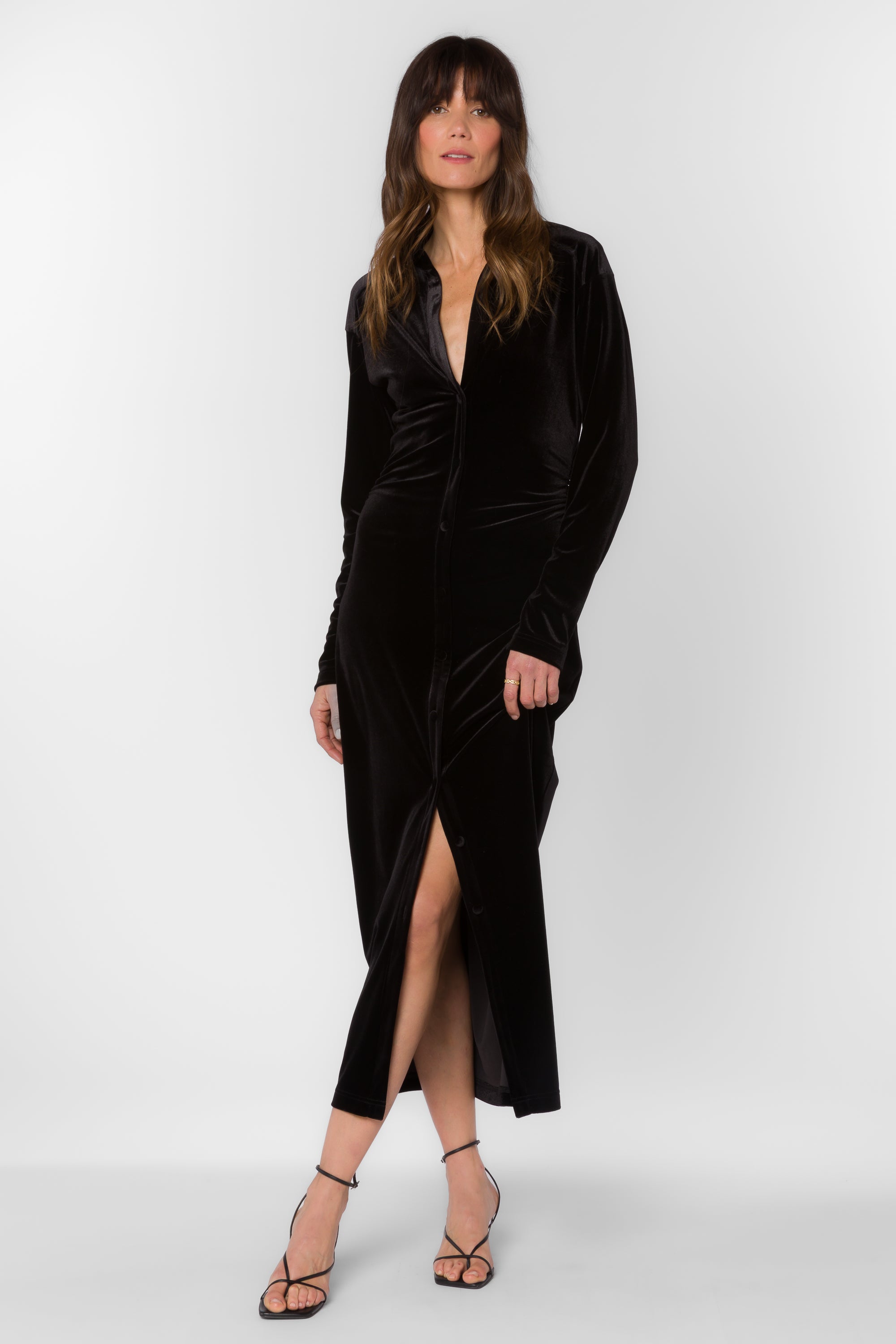 Phoenix Black Velvet Dress – Velvet Heart Clothing