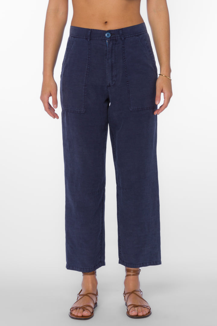 Sydney Vintage Blue Pants - Pants - Velvet Heart Clothing