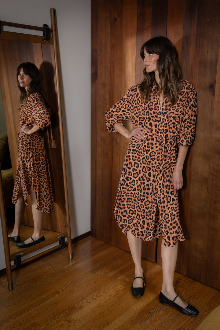 Azula Wild Leopard Dress - Dresses - Velvet Heart Clothing