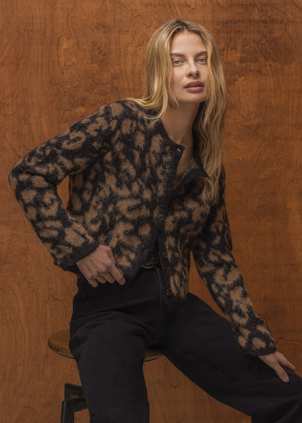 Banksy Cheetah Cardigan - Sweaters - Velvet Heart Clothing