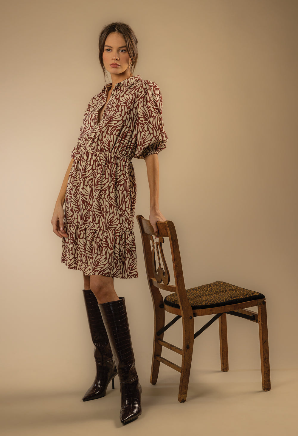Nichola Bordeaux Dew Dress - Dresses - Velvet Heart Clothing