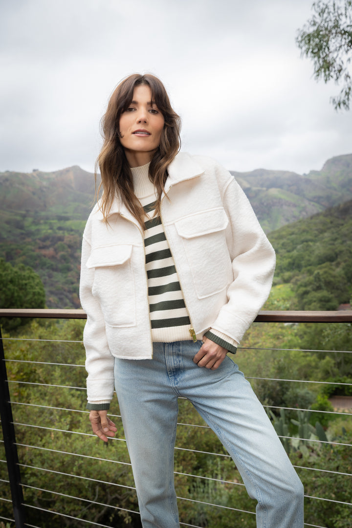 Galinda Ivory Jacket - Jackets & Outerwear - Velvet Heart Clothing