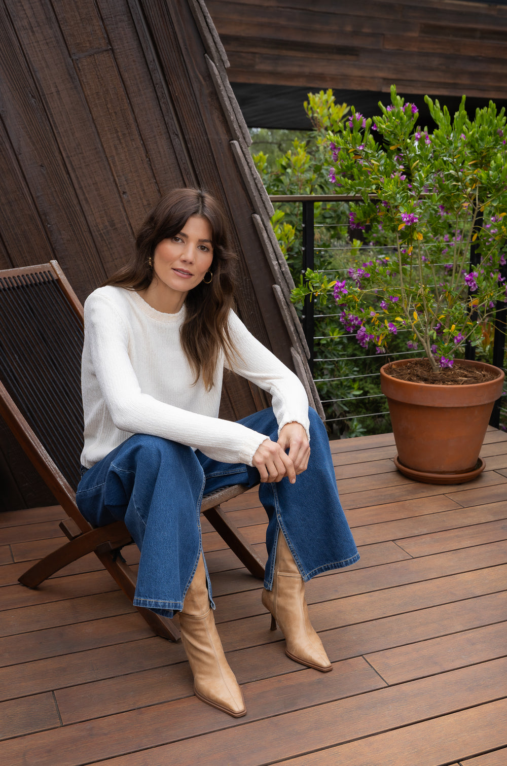 Corina Snow White Sweater - Sweaters - Velvet Heart Clothing