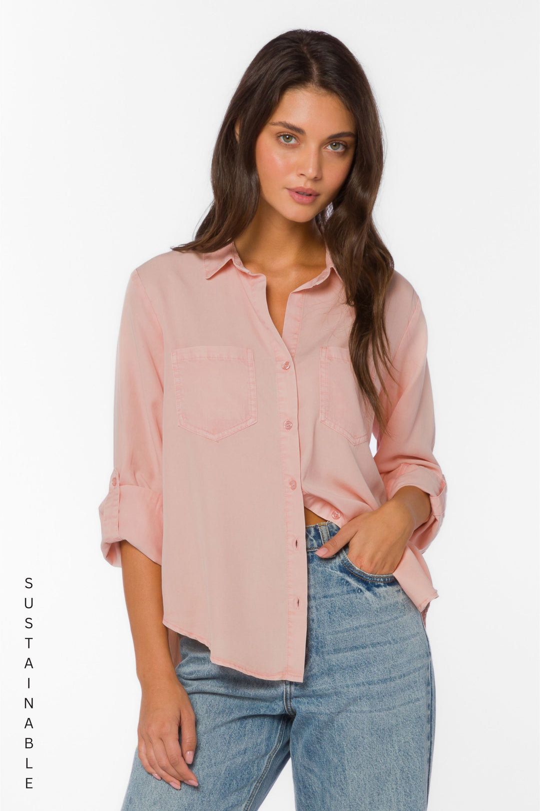 Sirena Rose Shirt - Tops - Velvet Heart Clothing
