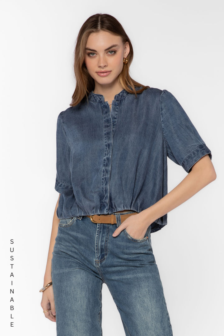 Rhodes Blue Top