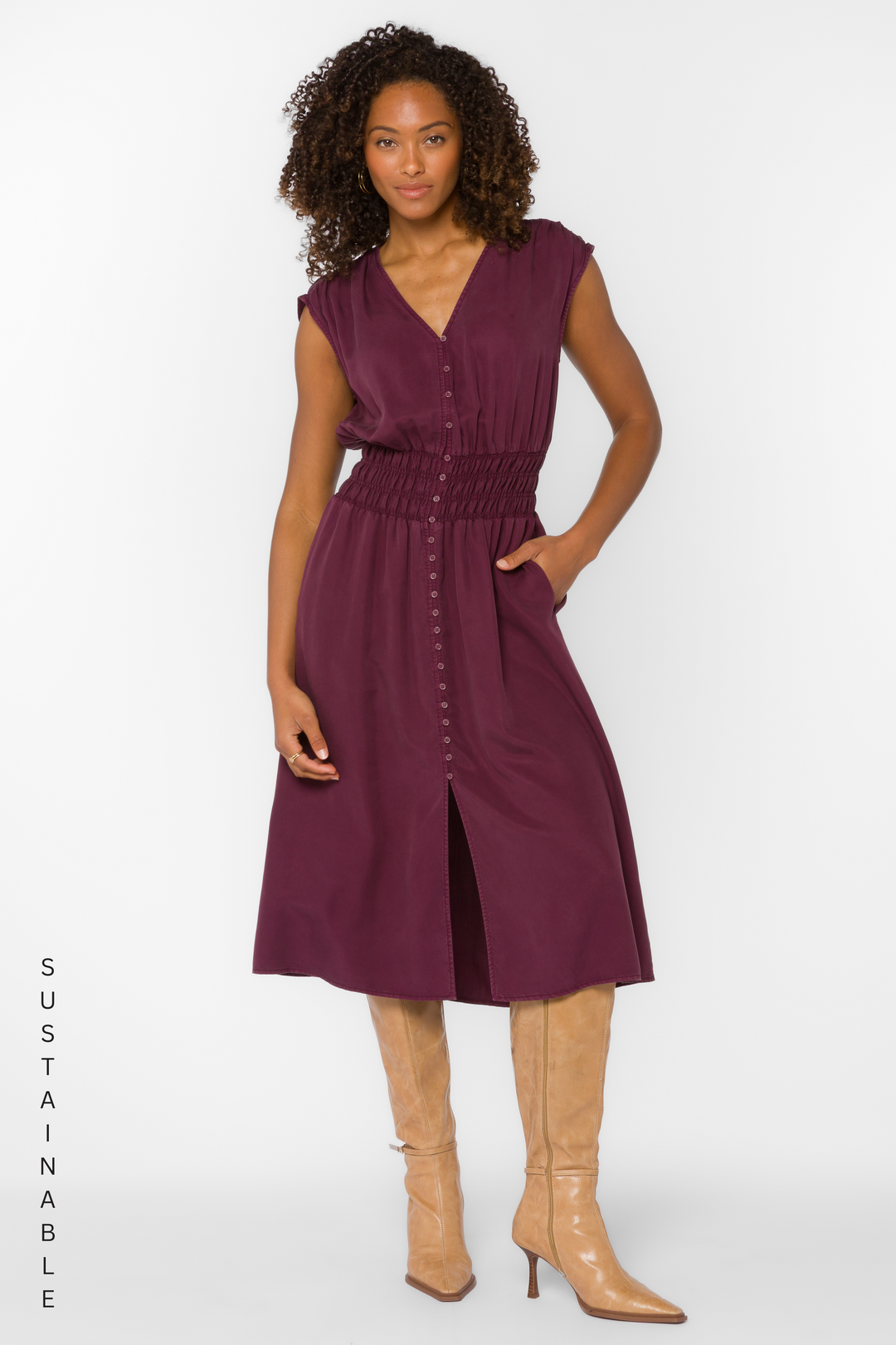 Persa Malbec Dress - Dresses - Velvet Heart Clothing