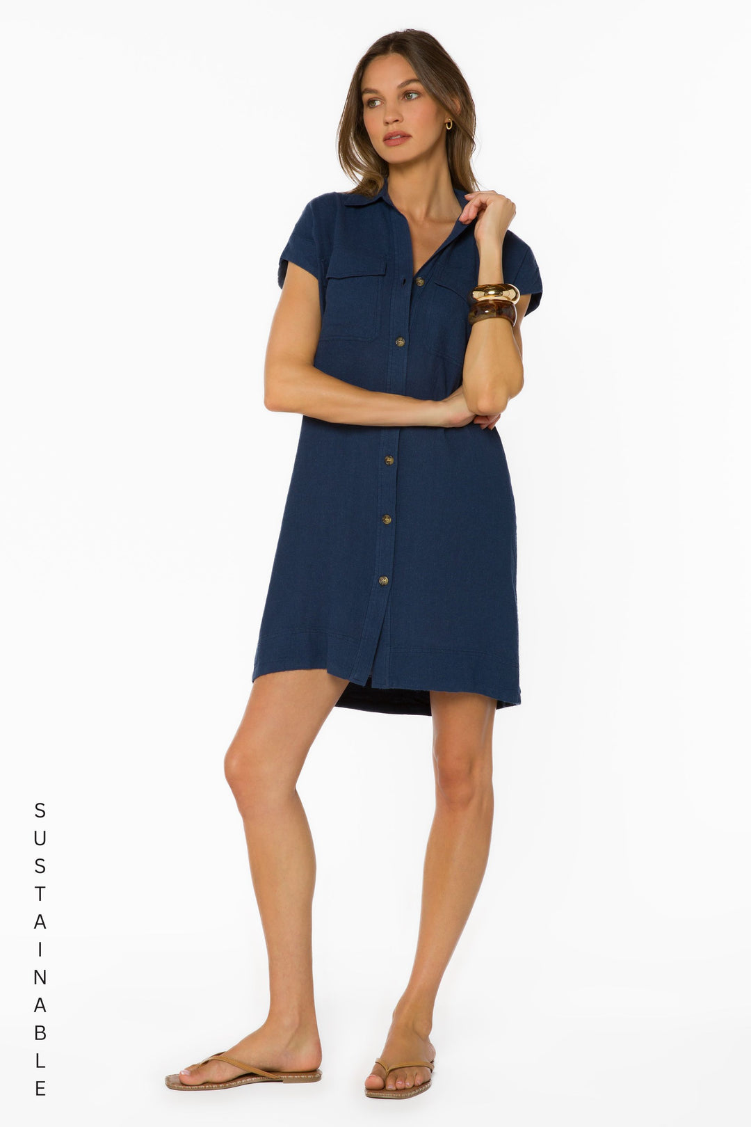 Deanna Navy Dress