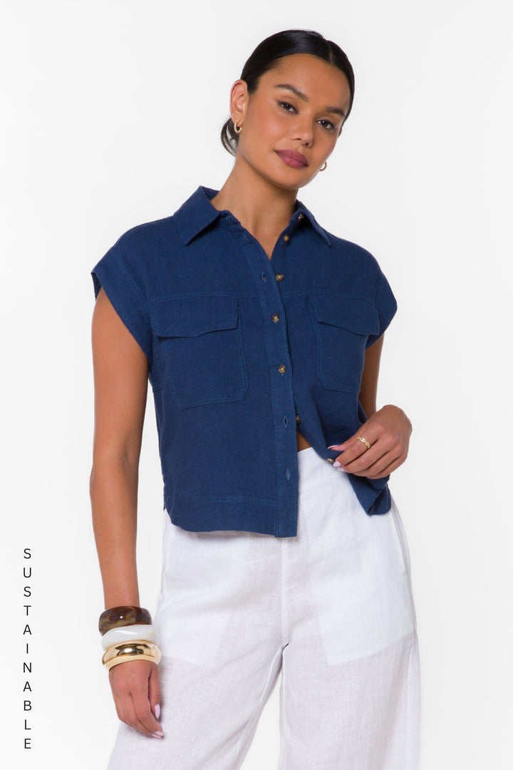 Jordan Navy Shirt