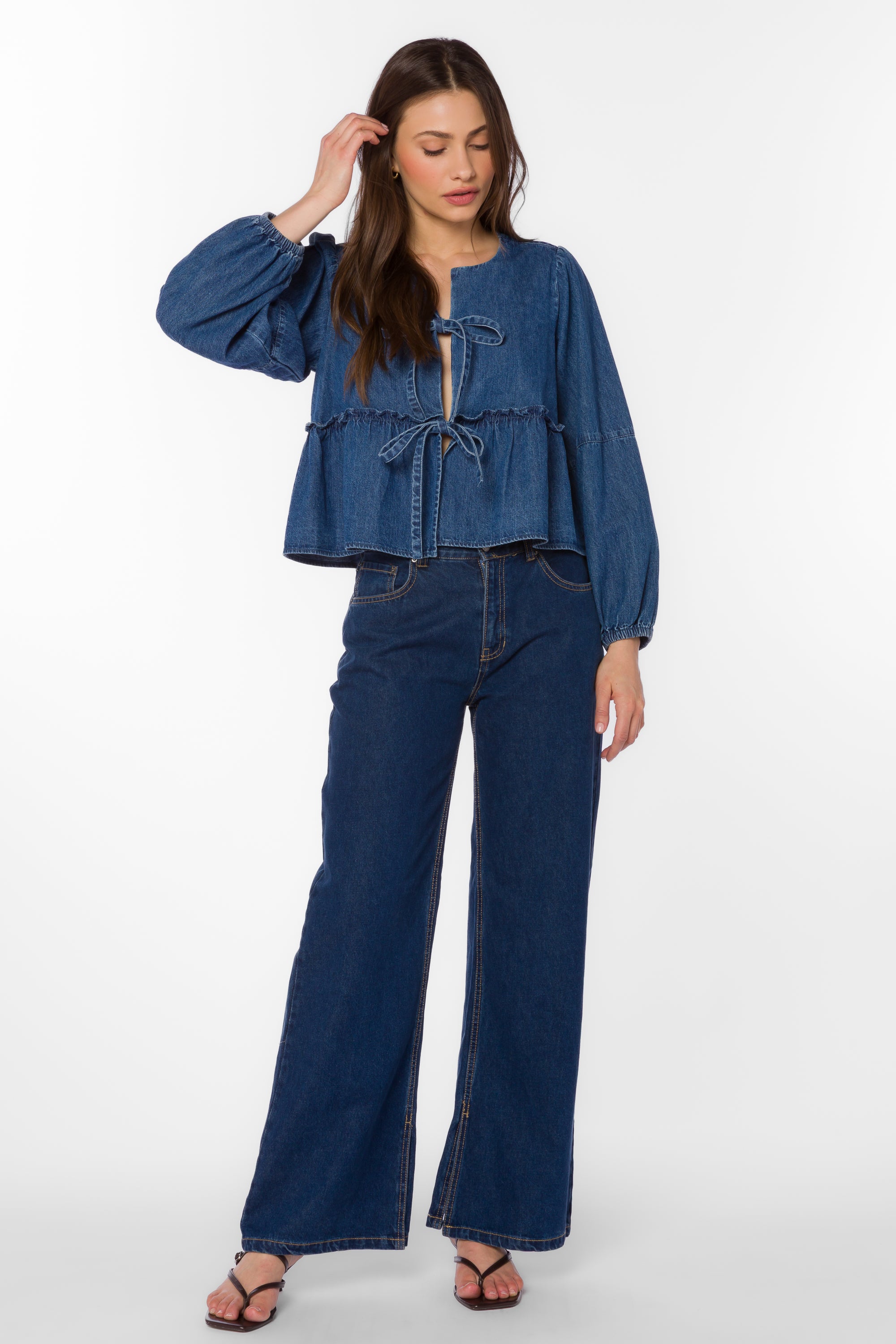 Abbie Blue Top – Velvet Heart Clothing