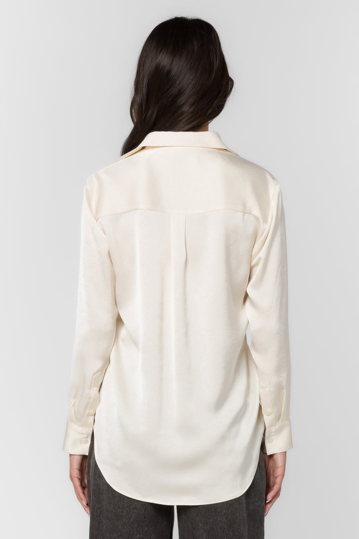 Adelynn Winter White Shirt - Tops - Velvet Heart Clothing