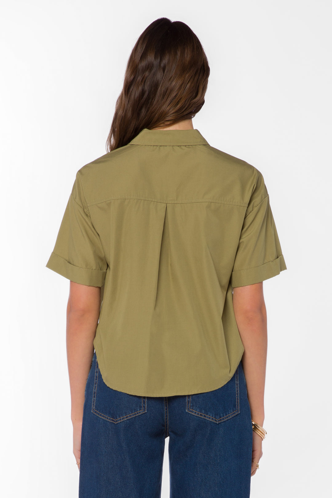 Alameda Olive Shirt