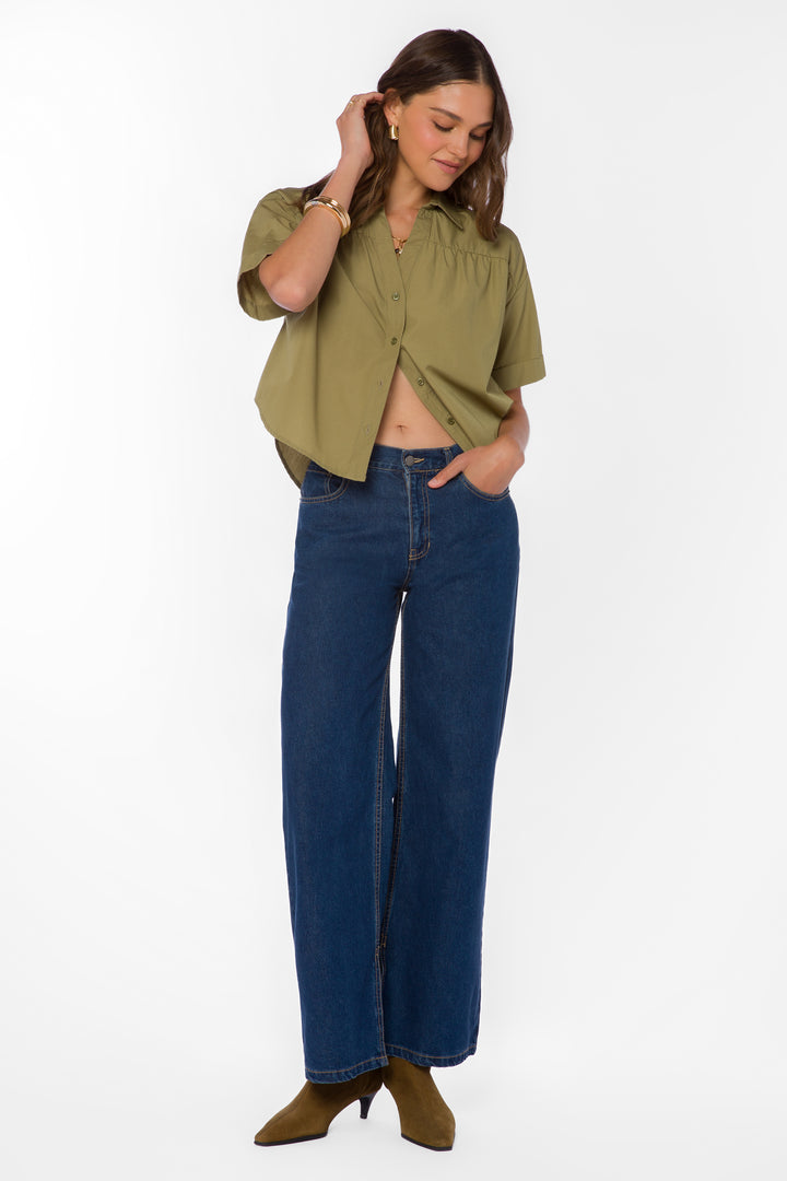 Alameda Olive Shirt