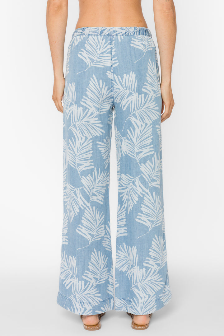 Aleah Palm Leaf Pants - Pants - Velvet Heart Clothing