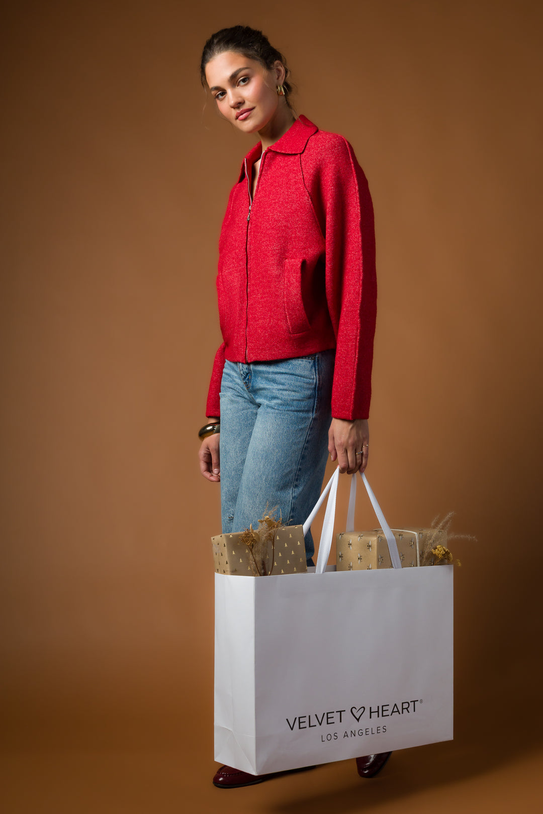 Alexandra Red Sweater