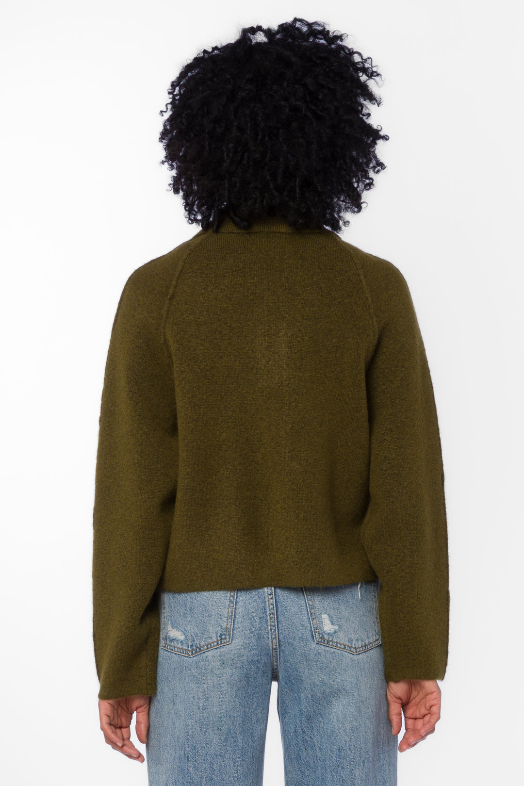 Alexandra Olive Sweater - Sweaters - Velvet Heart Clothing