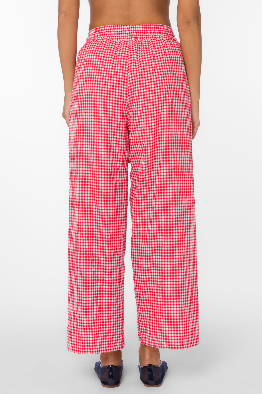 Allie Cherry Gingham Pants - Bottoms - Velvet Heart Clothing