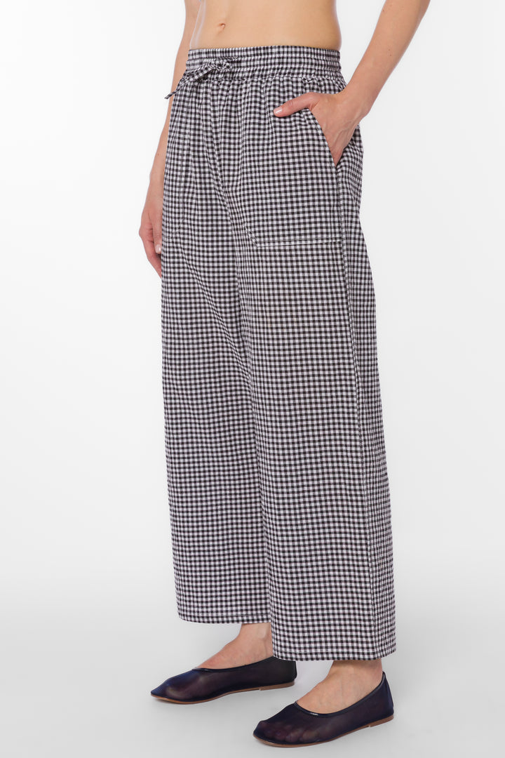 Allie Black Gingham Pants - Bottoms - Velvet Heart Clothing