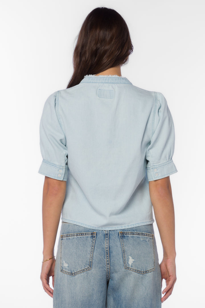 Almafi Azure Top - Tops - Velvet Heart Clothing