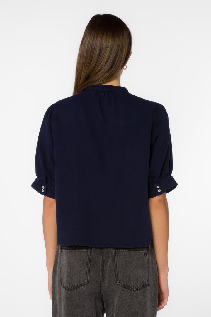 Almafi Dark Blue Top