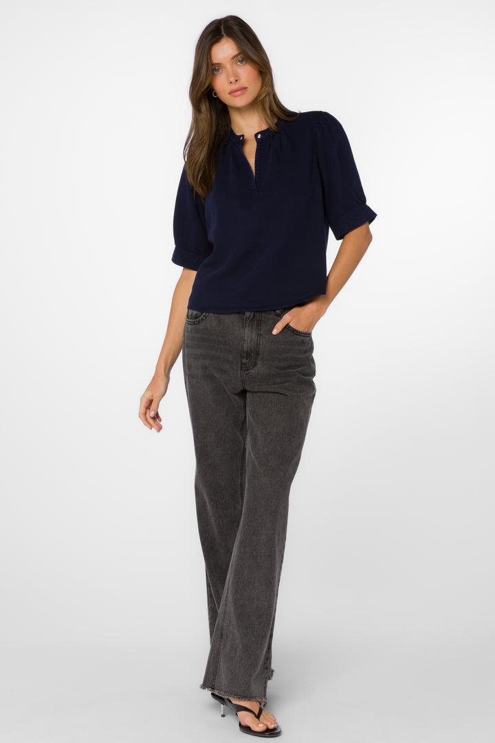 Almafi Dark Blue Top