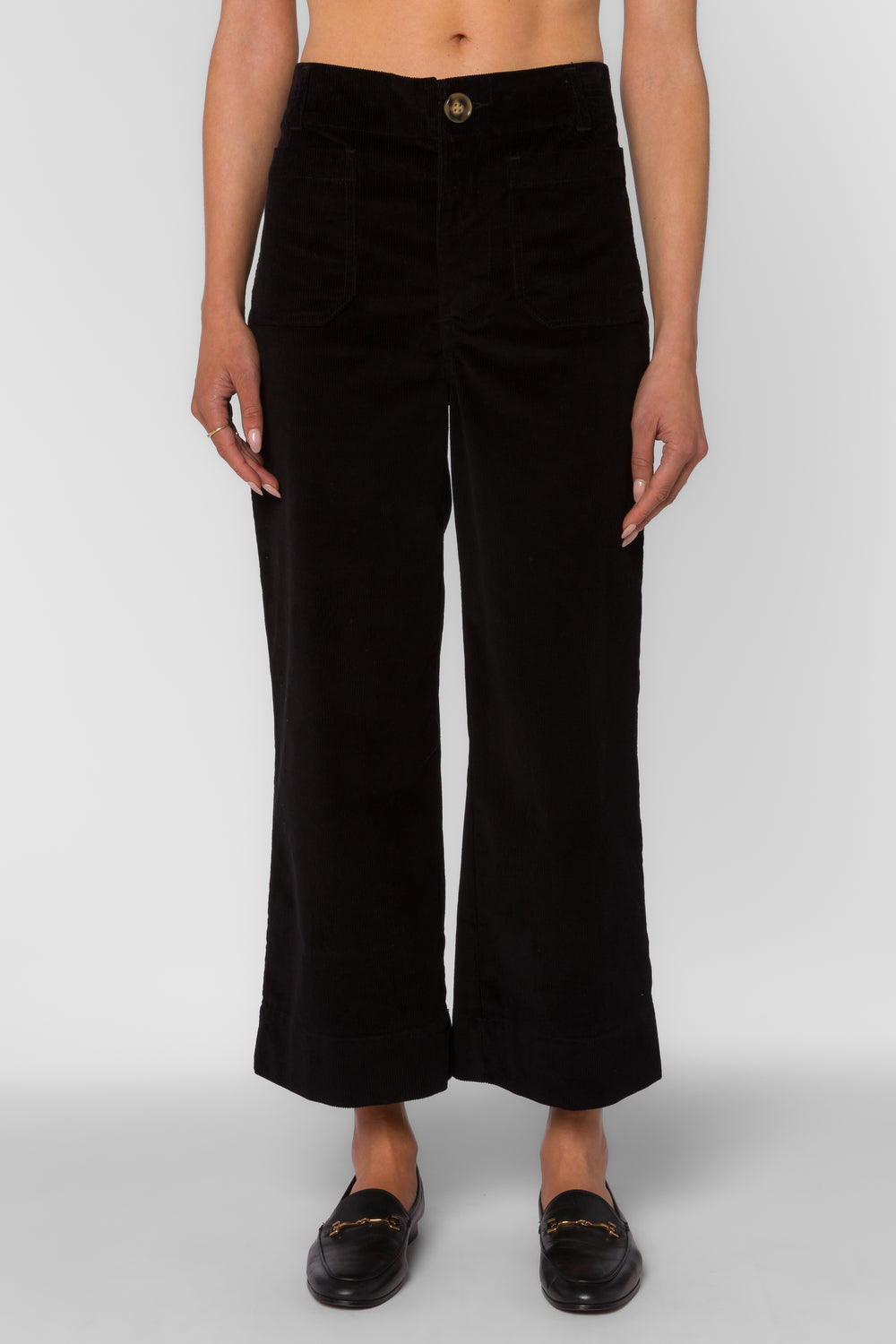 Alyx Black Corduroy Pants - Pants - Velvet Heart Clothing