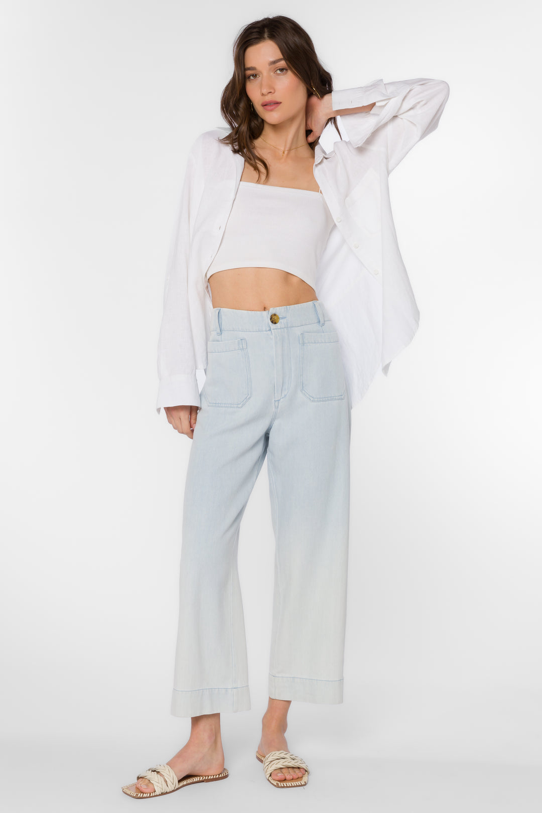 Alyx Powder Blue Pants - Pants - Velvet Heart Clothing