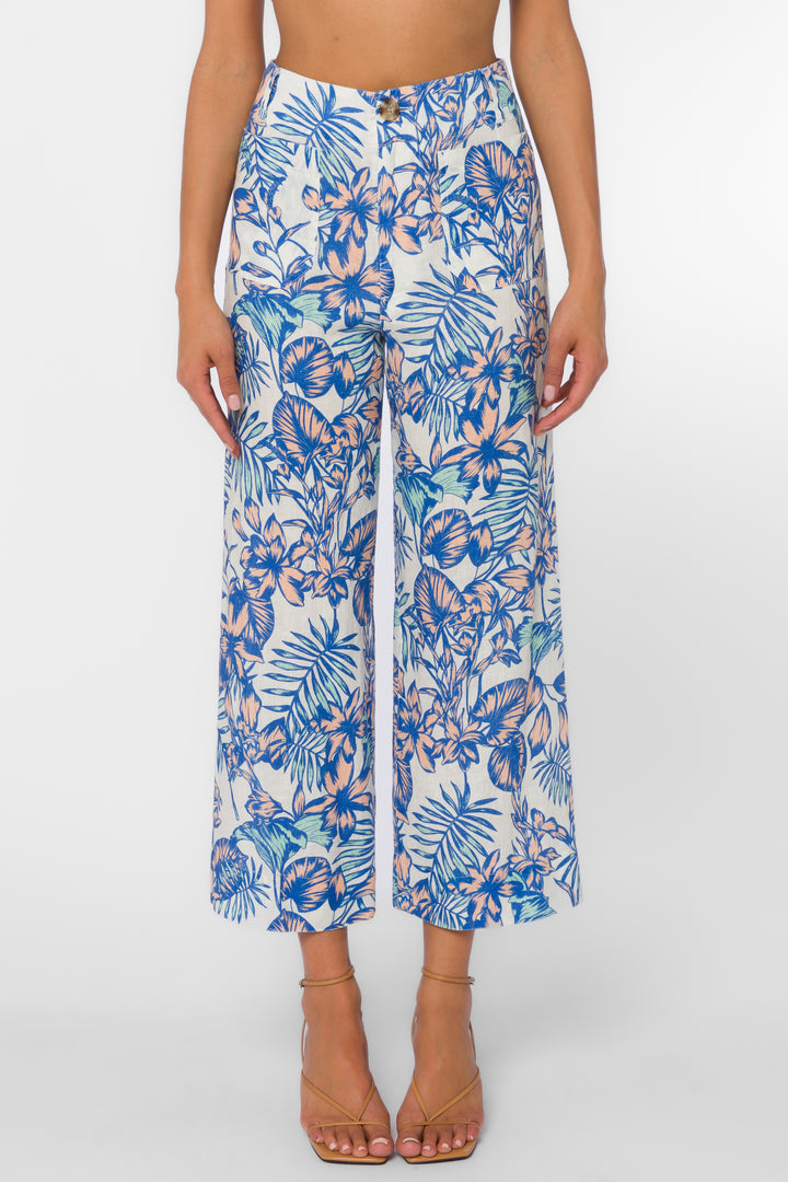 Alyx Blue Tropicana Pants - Pants - Velvet Heart Clothing