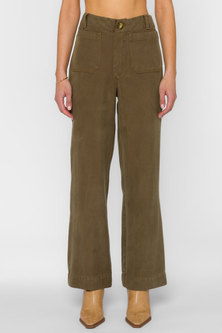 Alyx Olive Pants - Bottoms - Velvet Heart Clothing