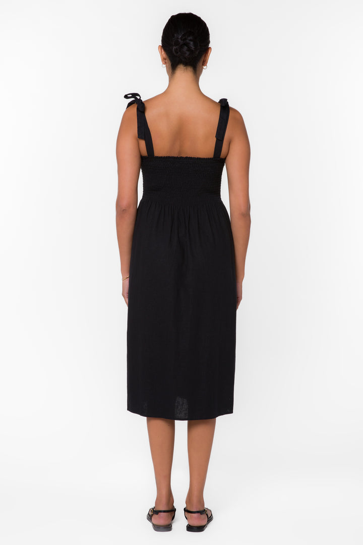 Amia Black Dress