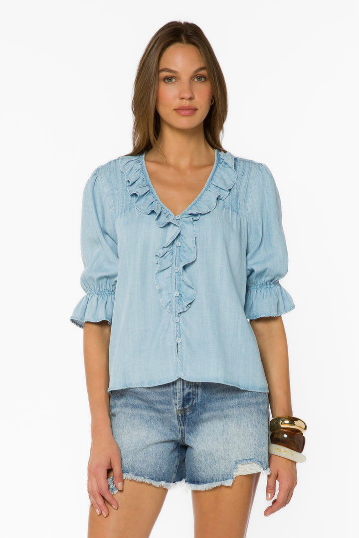 Anthea Catalina Sky Blouse