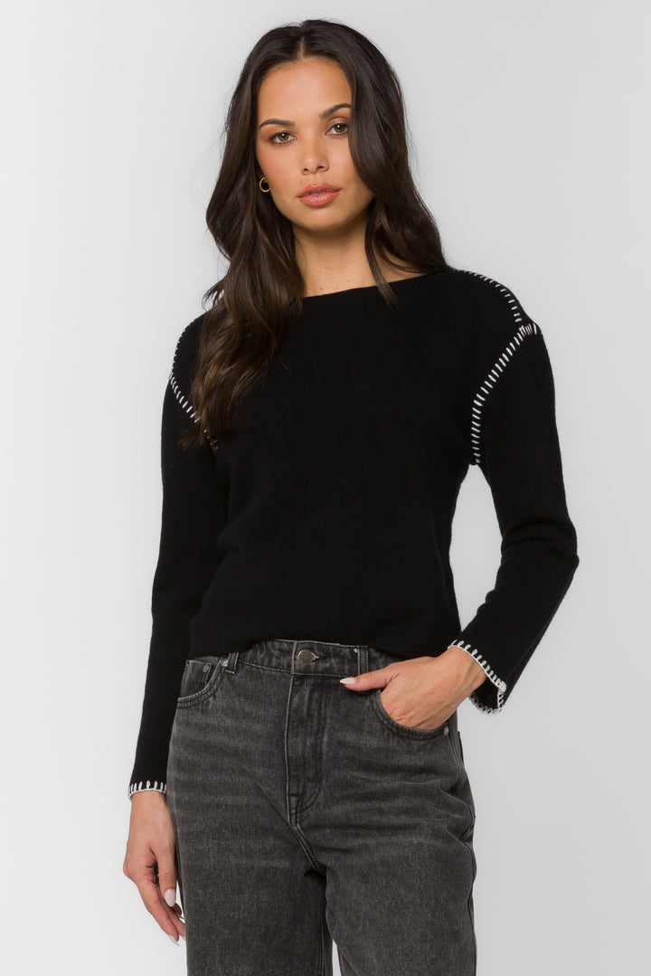 Arbor Black Sweater - Sweaters - Velvet Heart Clothing