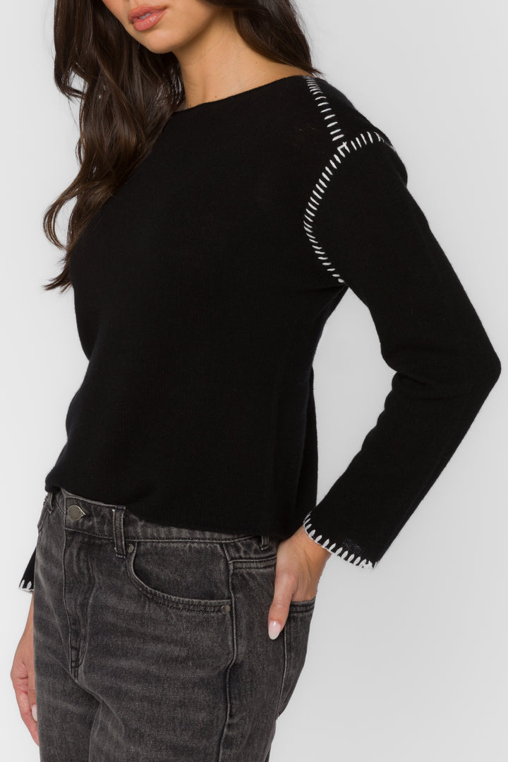 Arbor Black Sweater - Sweaters - Velvet Heart Clothing