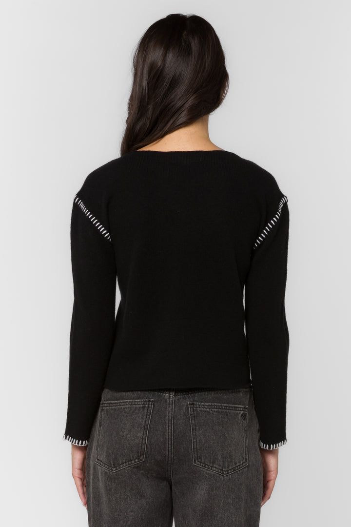 Arbor Black Sweater - Sweaters - Velvet Heart Clothing