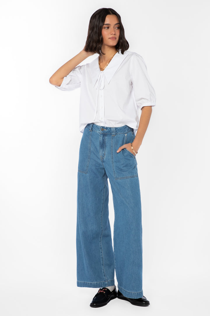 Areli Optic White Top