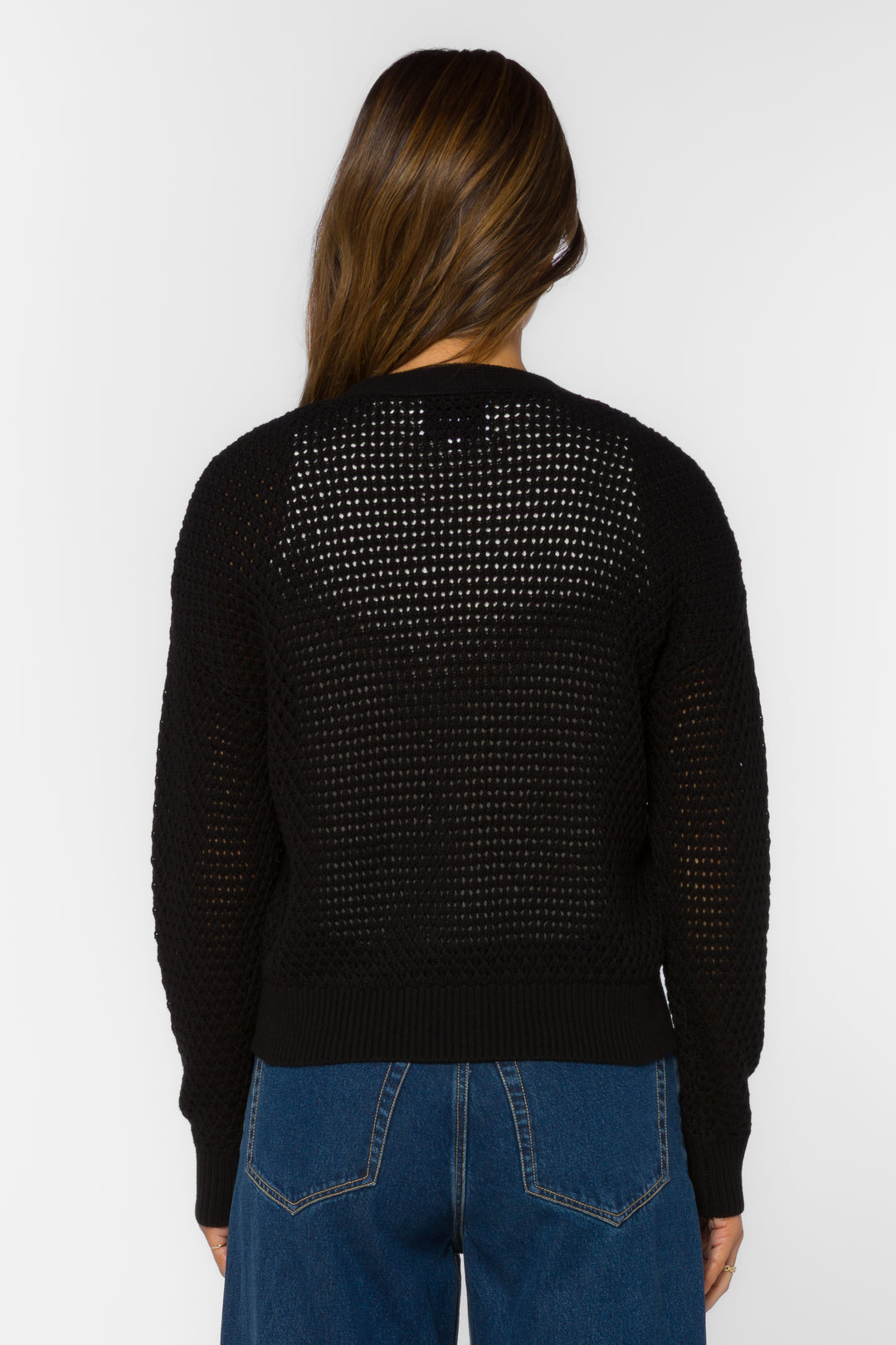 Aris Black Cardigan - Sweaters - Velvet Heart Clothing