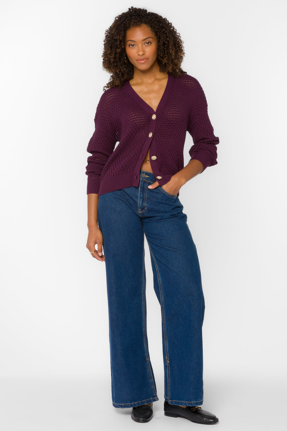 Aris Malbec Cardigan - Sweaters - Velvet Heart Clothing