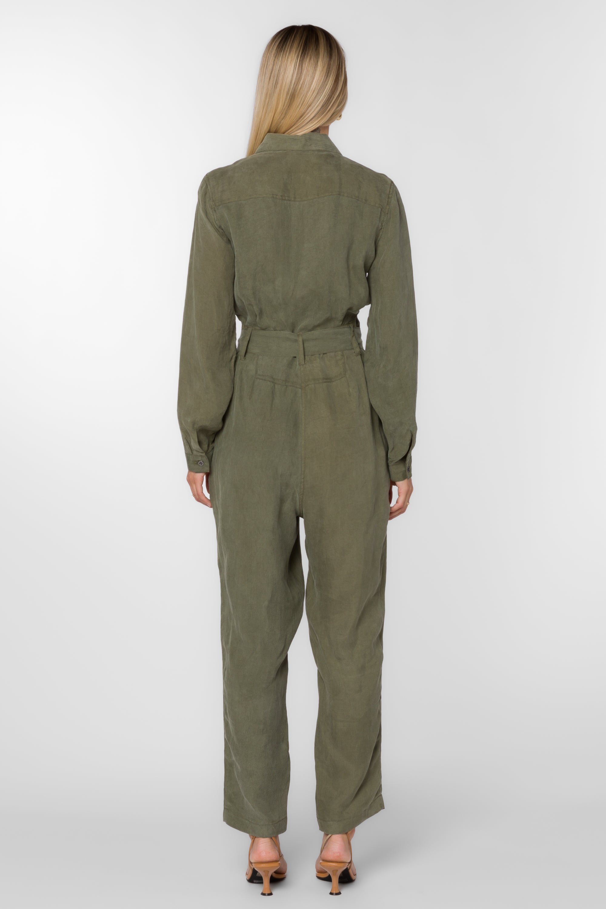 Arkin Olive Jumpsuit - Jumpsuits & Rompers - Velvet Heart Clothing