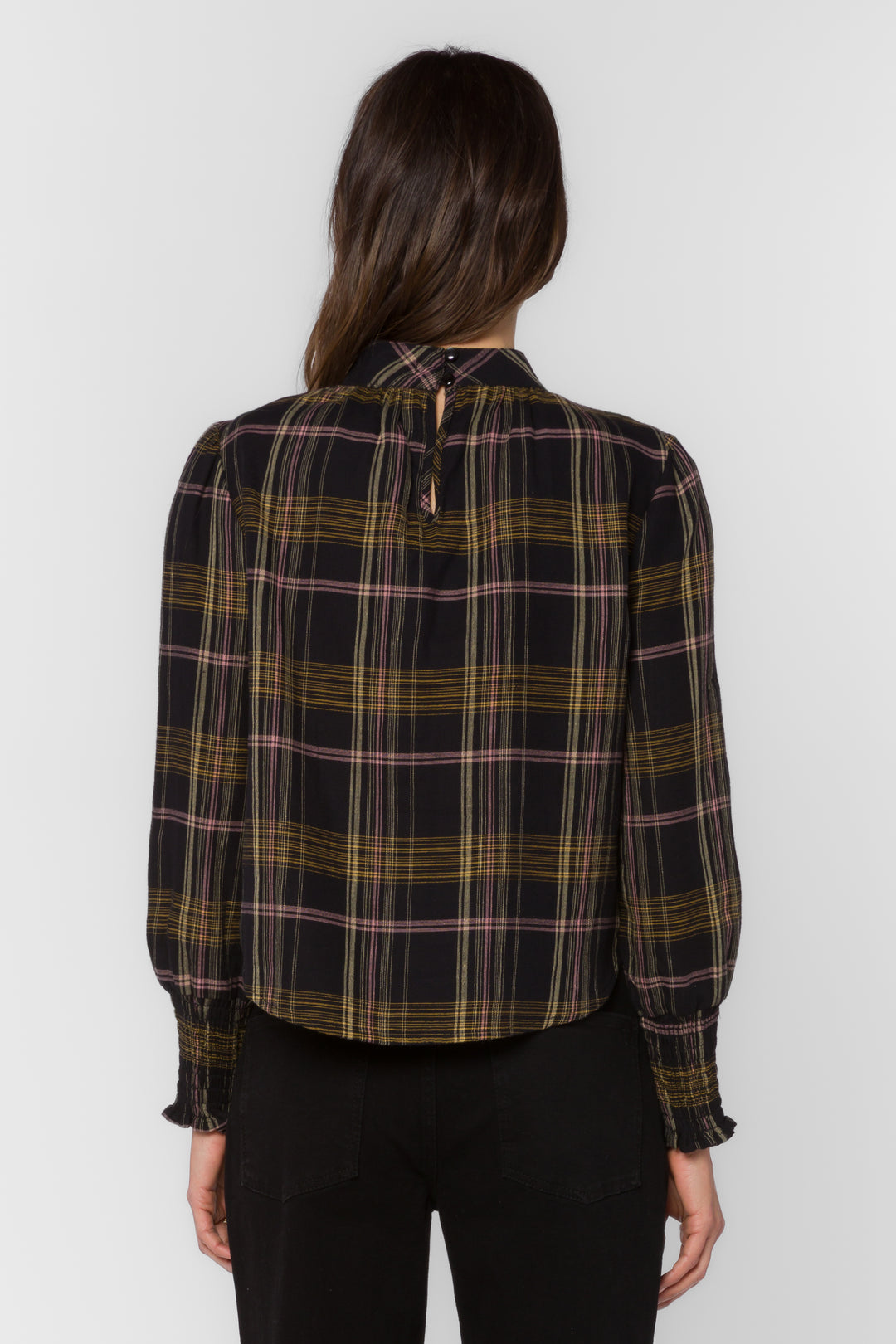 Arlene Multi Plaid Top - Tops - Velvet Heart Clothing