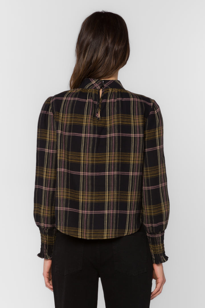 Arlene Multi Plaid Top - Tops - Velvet Heart Clothing