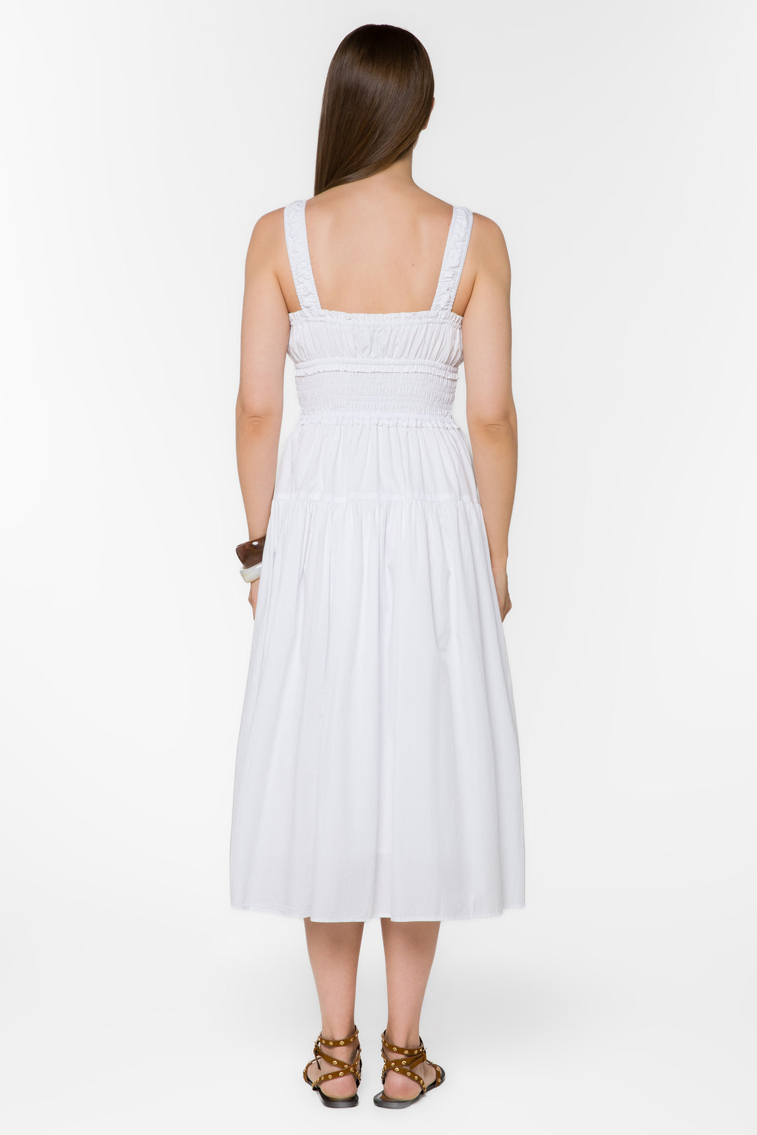 Armine Optic White Dress - Dresses - Velvet Heart Clothing