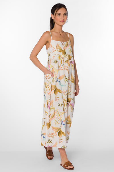 Aurora Vintage Tropical Dress - Dresses - Velvet Heart Clothing