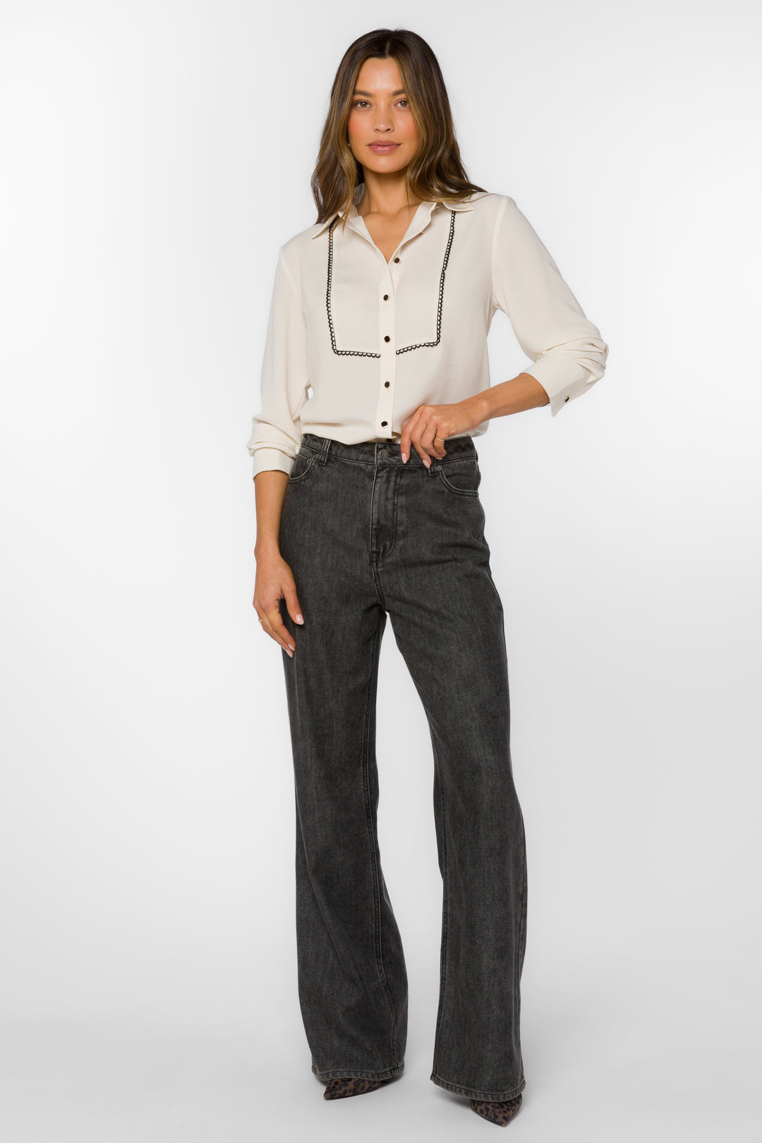 Avianna Ivory Top - Tops - Velvet Heart Clothing