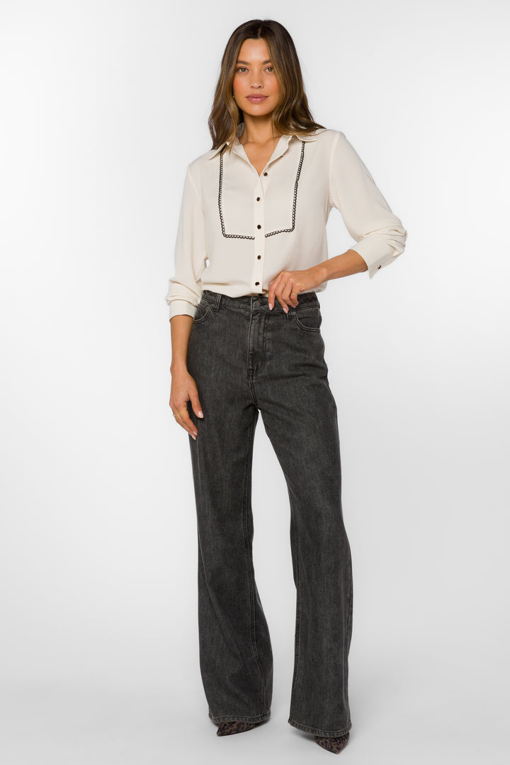 Avianna Ivory Top - Tops - Velvet Heart Clothing