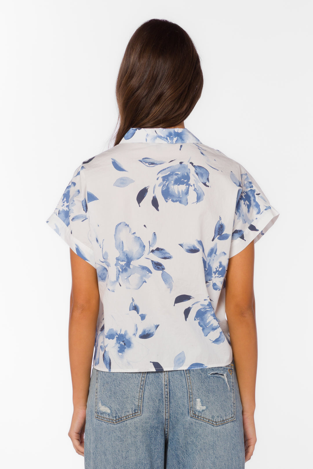 Bane Washed Waterflower Shirt - Tops - Velvet Heart Clothing