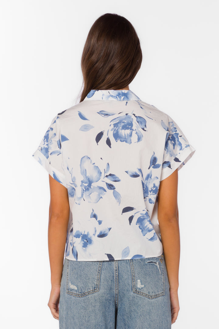 Bane Washed Waterflower Shirt - Tops - Velvet Heart Clothing