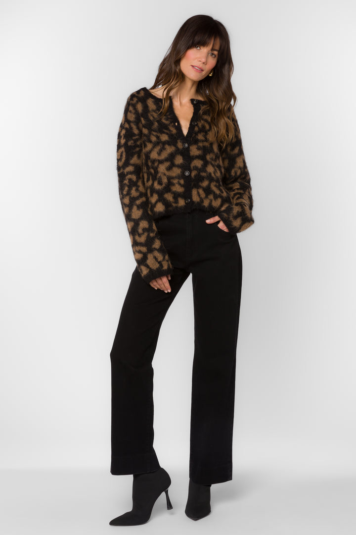 Banksy Cheetah Cardigan - Sweaters - Velvet Heart Clothing