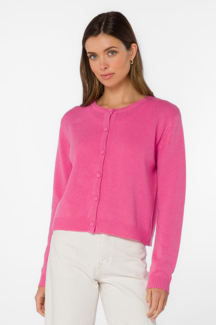 Banksy Pink Cacti Cardigan