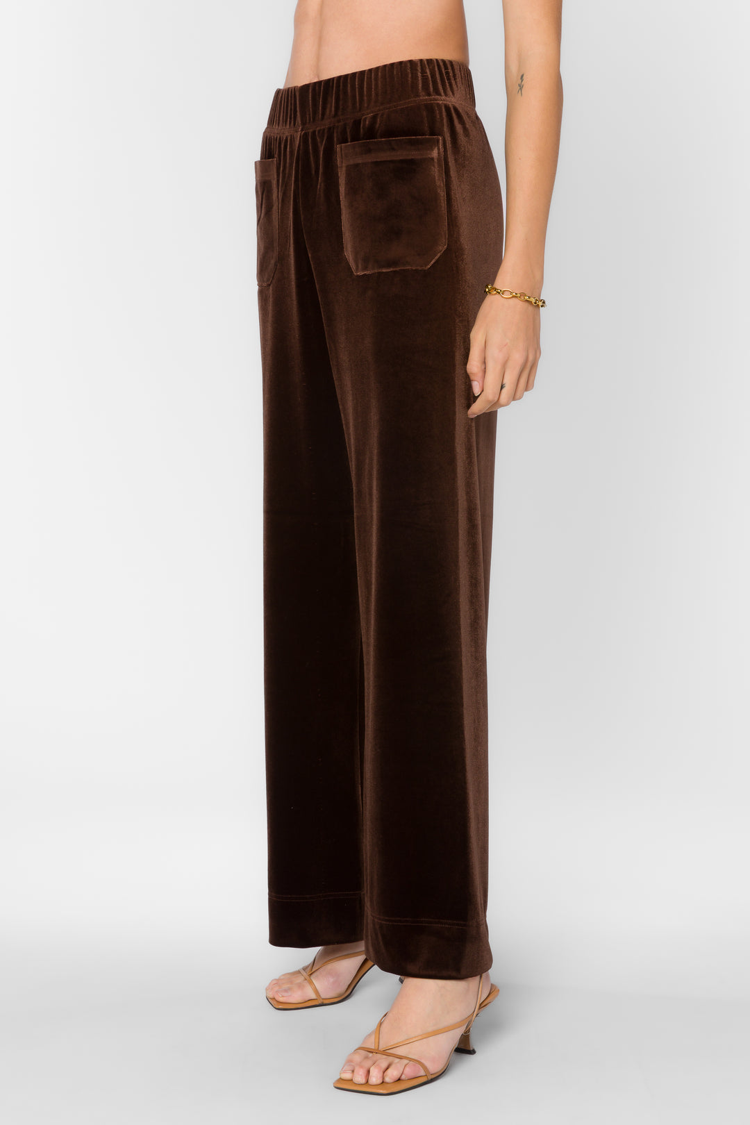 Bates Velvet Brown Pants - Bottoms - Velvet Heart Clothing