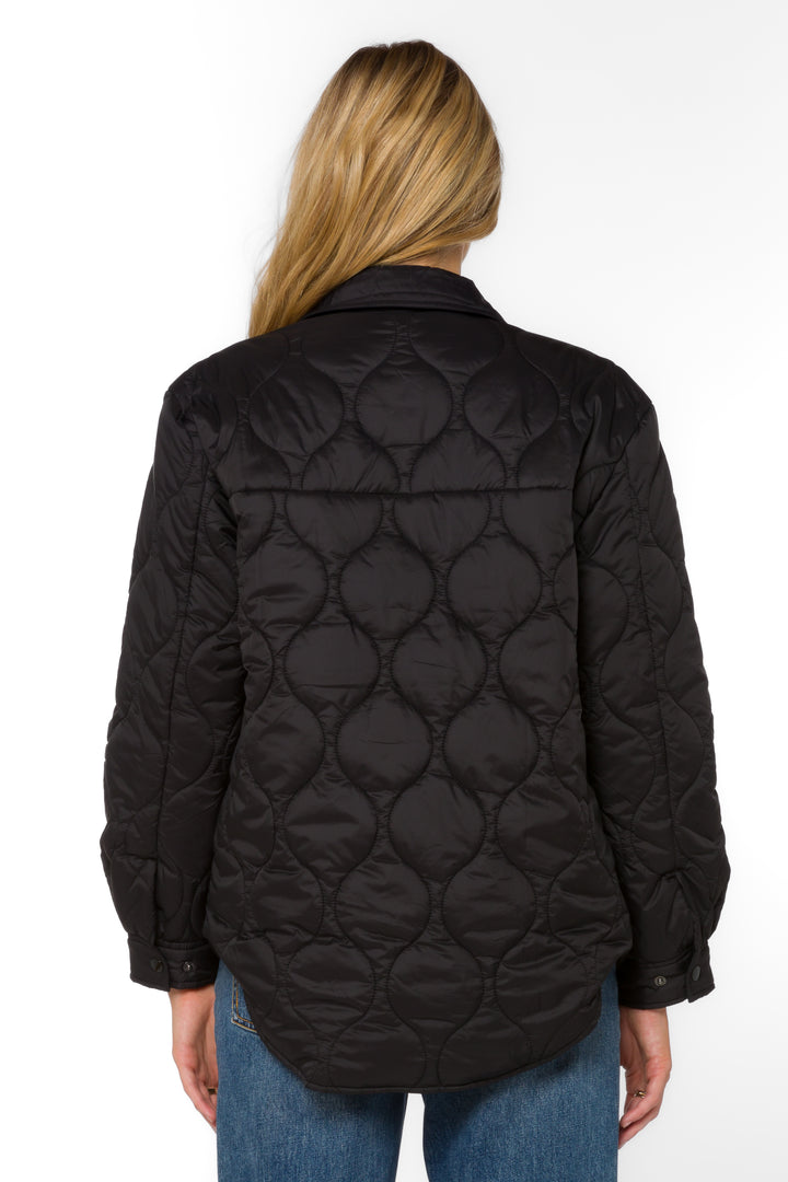 Bella Black Puffer Jacket - Jackets & Outerwear - Velvet Heart Clothing